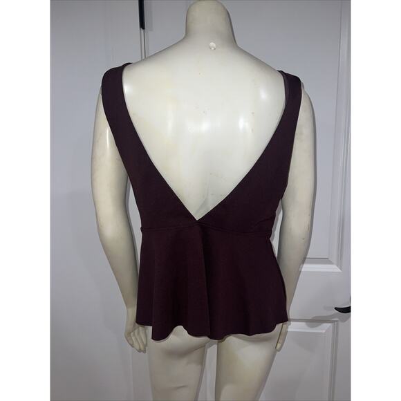 Silence + noise Plum Peplum Top medium - Picture 4 of 6